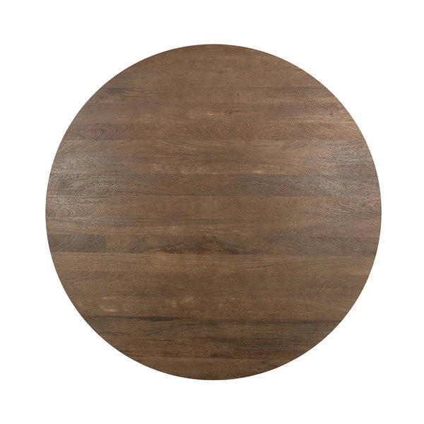 Hera Solid Wood Dining Table - Pecan Brown 60"