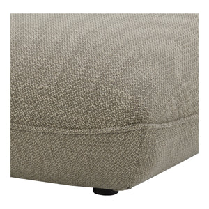 Zeppelin Ottoman Speckled Pumie Upholstery