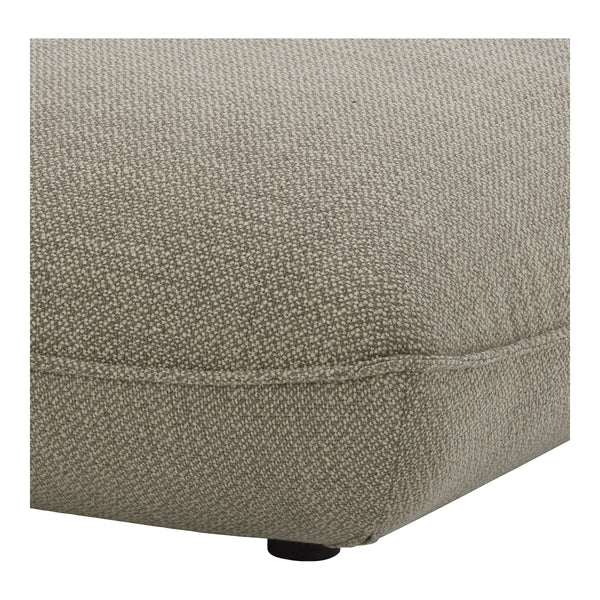 Zeppelin Ottoman Speckled Pumie Upholstery