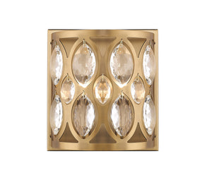 Dealey 2 Light Wall Sconce in Heirloom Brass Finish