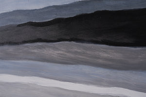 Mystic Landscape - 72" X 22" - Black Floater Frame