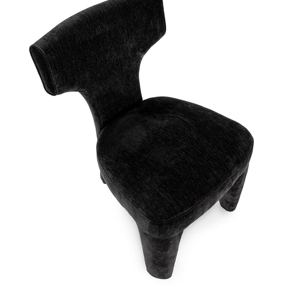 Khai Upholstered Dining Chair in Charcoal