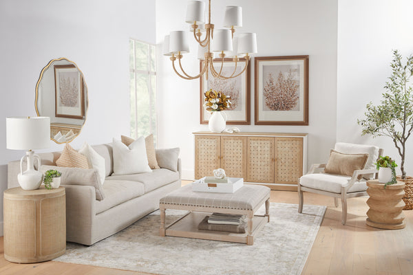 Lena 95" Slope Arm Slipcover Sofa