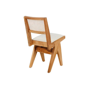 Jeanneret Side Chair with Seat Pad