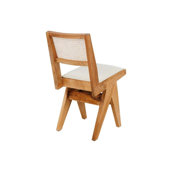 Jeanneret Side Chair with Seat Pad