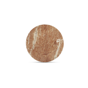 Moe's Sage Cafe Table Red Marble & Oak
