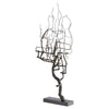 Wilting Brass Sculpture in Gold and Black