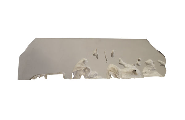 Cast Root Console Table, Gel Coat White 