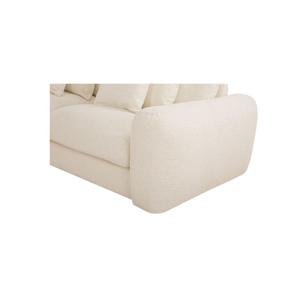 Moe's Berga Left Facing Sectional in Oat