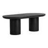 Moe's Rocca 6-Seater Dining Table in Black