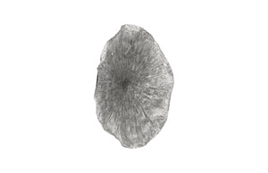 Lotus Wall Art, Silver/Black, Large