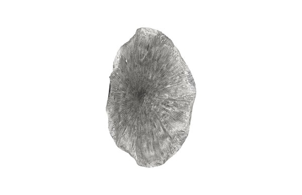 Lotus Wall Art, Silver/Black, Large