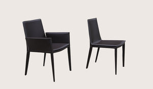 Tiffany armchair brown bonded leather