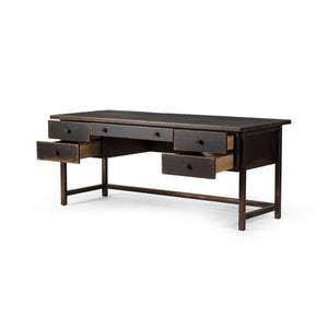 Reign Desk - Distressed Walnut