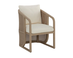 PALERMO DINING CHAIR - DRIFT BROWN - STINSON CREAM
