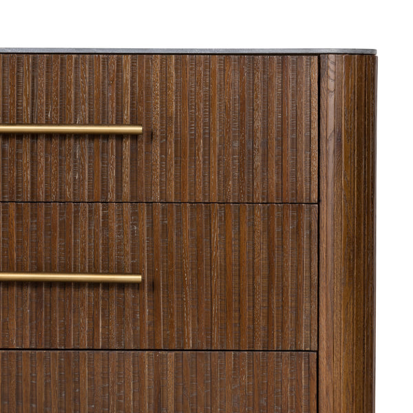 Fletcher 6 Drawer Dresser In Bluestone