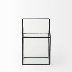 Sikes (Medium) 8L x 8W x 13H Hut Terrarium W/Glass Base