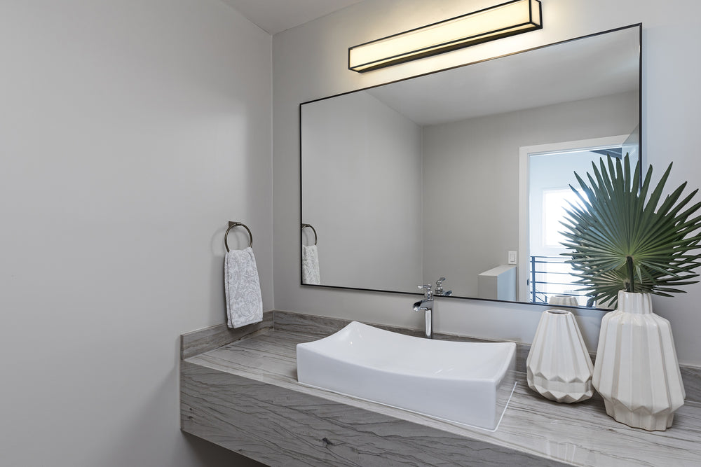 Baden 2 Light Vanity in Matte Black Finish