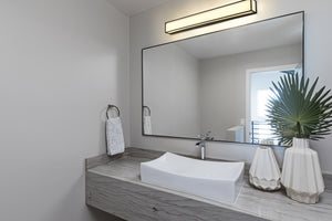 Baden 2 Light Vanity in Matte Black Finish