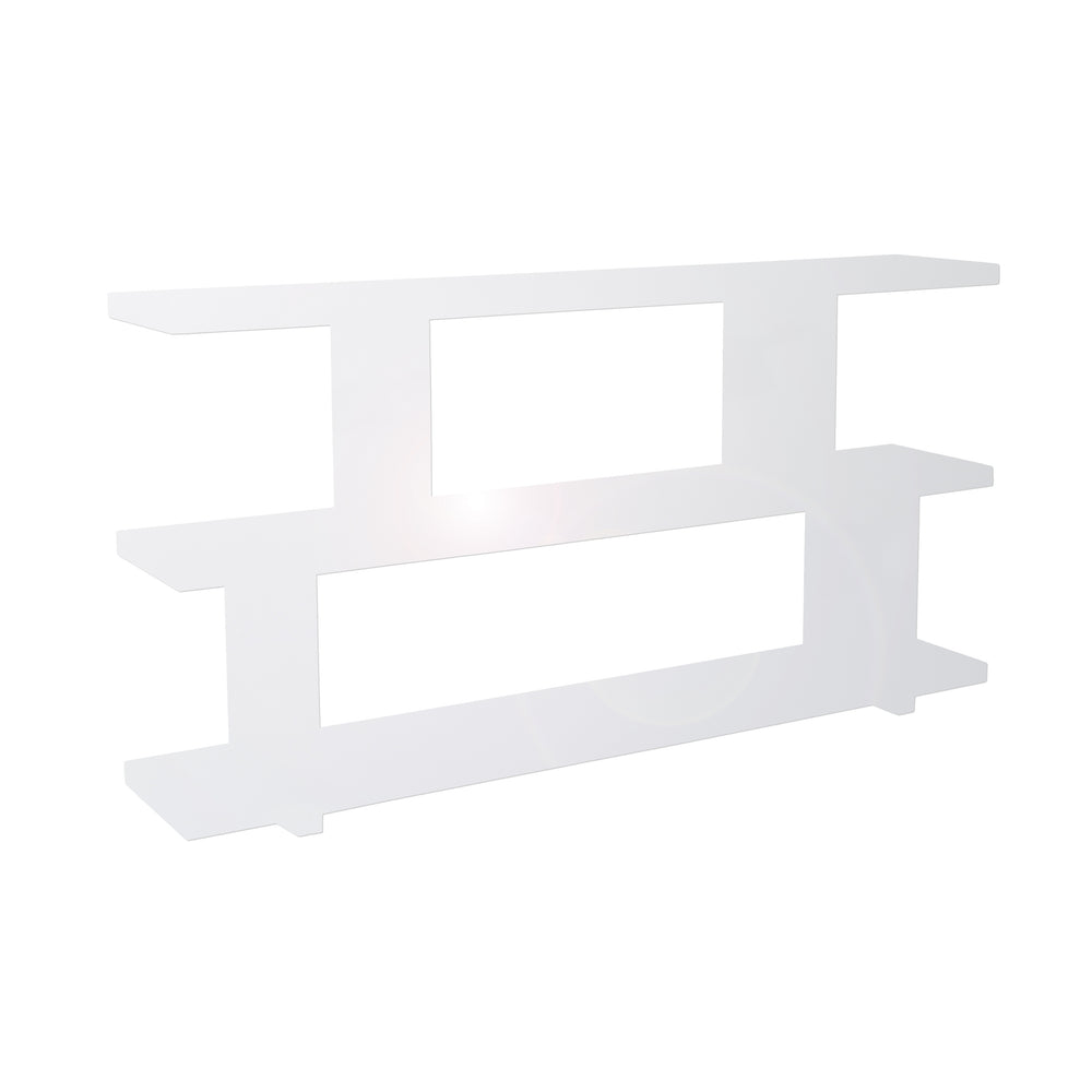 Miri Small Shelf White Open Bookshelf Room Divider