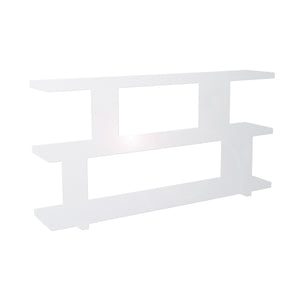 Miri Small Shelf White Open Bookshelf Room Divider