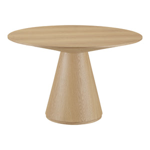 Moe's Otago Round 54" Dining Table in Natural Oak
