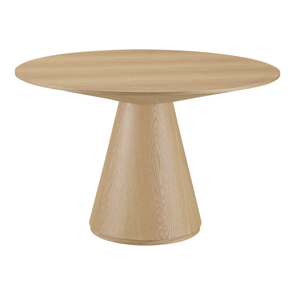 Moe's Otago Round 54" Dining Table in Natural Oak