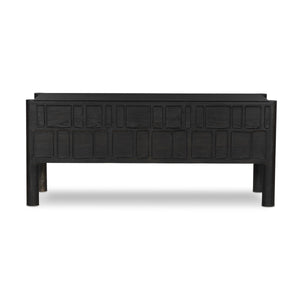 Ezri Desk - Carved Black Oak