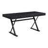 Moe's Profecto Desk Black with Soft-Close Drawers