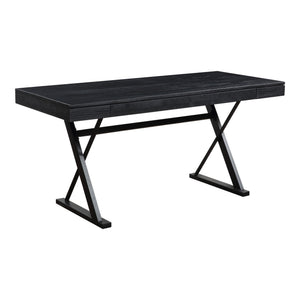 Moe's Profecto Desk Black with Soft-Close Drawers