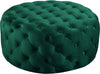 Percy Ottoman/Bench In Green Velvet