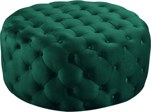 Percy Ottoman/Bench In Green Velvet