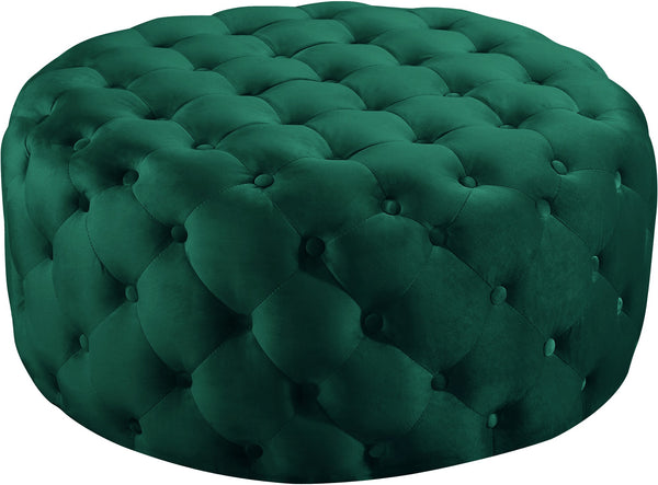 Percy Ottoman/Bench In Green Velvet