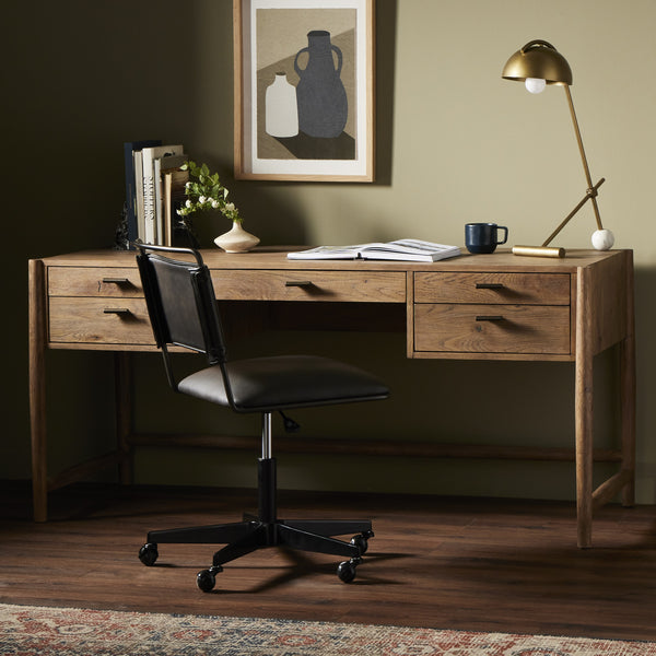 Glenview Desk In Weathered Oak