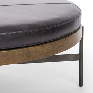 Edwyn Large Ottoman In Sonoma Black
