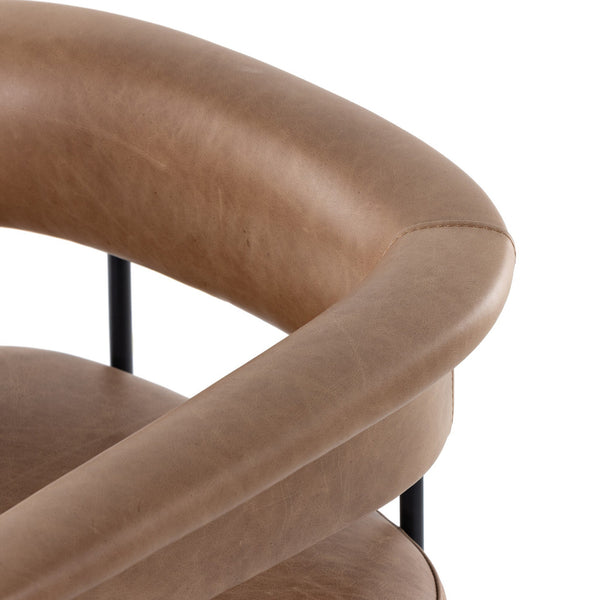Carrie Bar Stool - Chaps Saddle