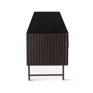 Verbania 98" Plasma Cabinet, Matte Black