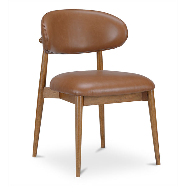 Moe's Ellie Dining Chair Brown Leather