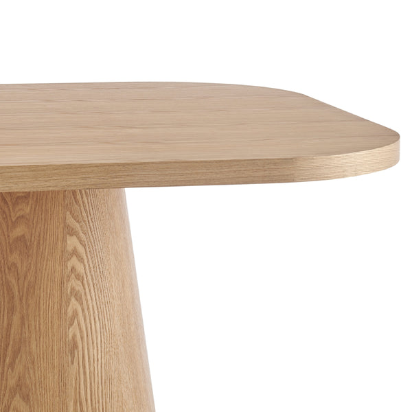 Briston KD 90.5" Dining Table, Natural 