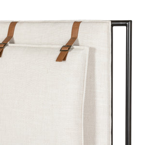 Leigh Bed In Hockney Ivory In King