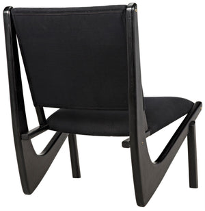 Boomerang Chair, Charcoal Black