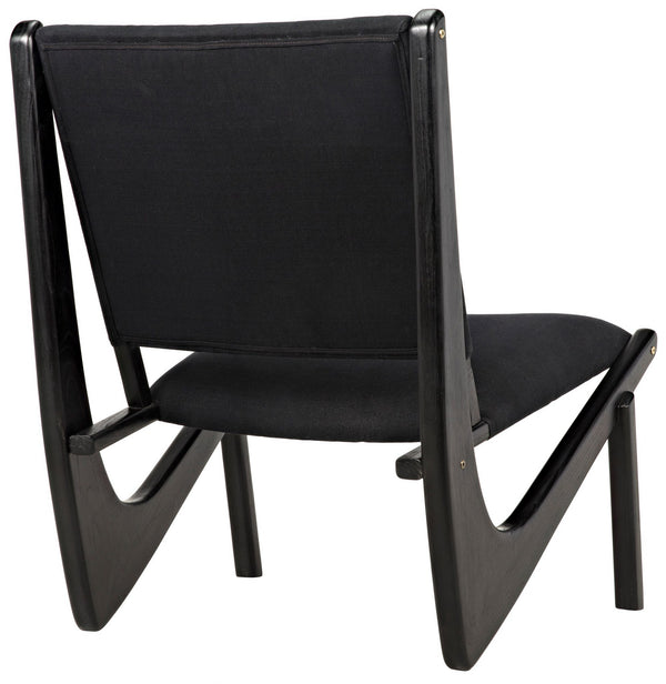 Boomerang Chair, Charcoal Black
