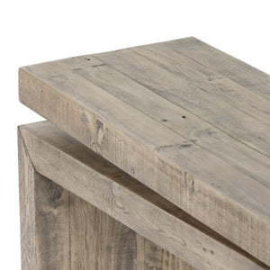MATTHES CONSOLE TABLE IN WEATHERED WHEAT