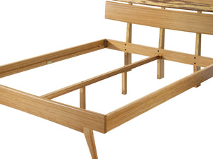 Caramelized Azara California King Platform Bed