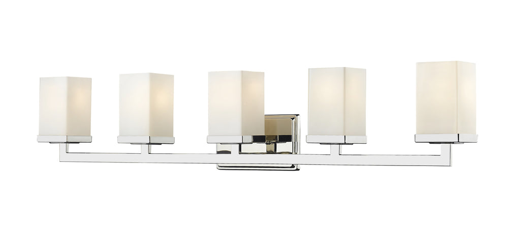 Tidal 5 Light Vanity  in Chrome Finish
