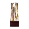 Alder Wood Poles w/ Yellow Quad Wall Play in Custo