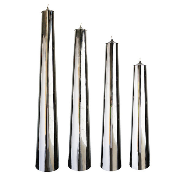 Stainless Steel Column Candle Vase