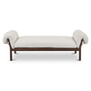 Cardero Daybed in Ivory with Ash Frame