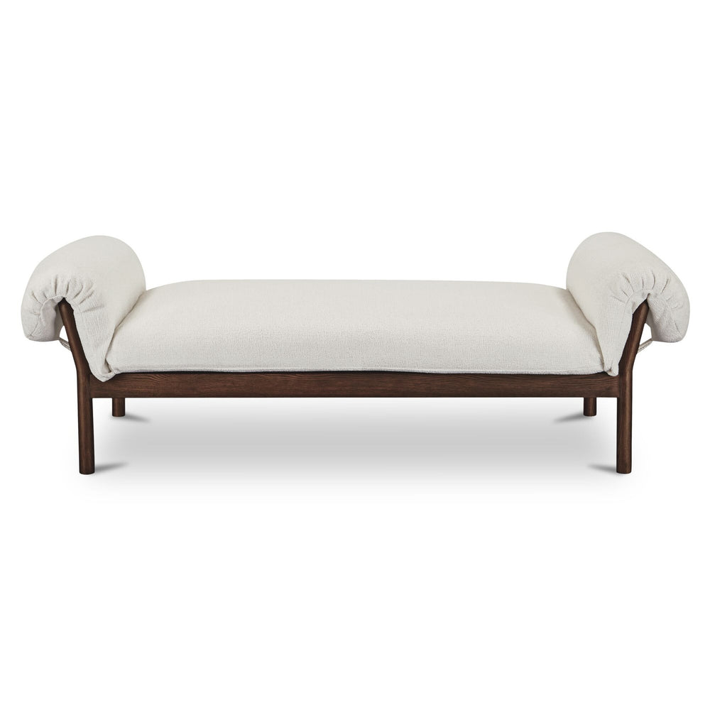 Cardero Daybed in Ivory with Ash Frame