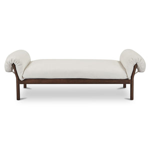 Cardero Daybed in Ivory with Ash Frame